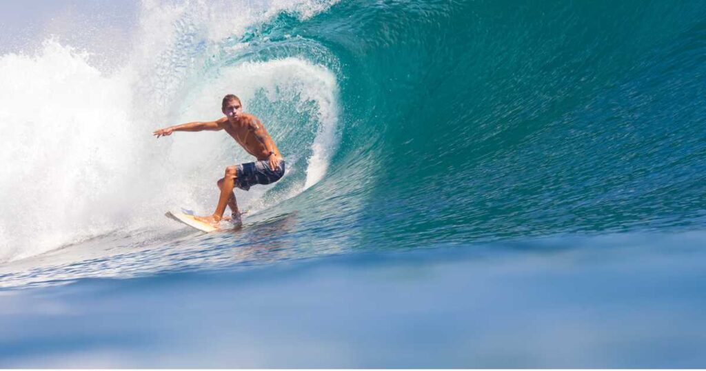 beginner surfing Indonesia